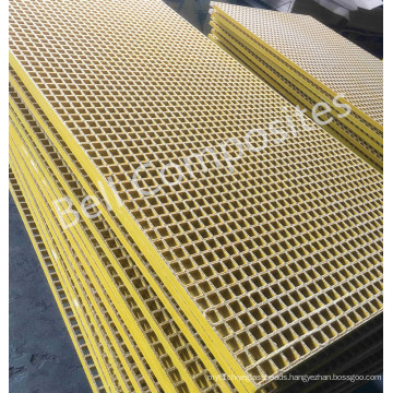 FRP Anti-Corrosion Catwalk, Non-Slip Fiberglass Grating, Glassfiber Panel Grating.